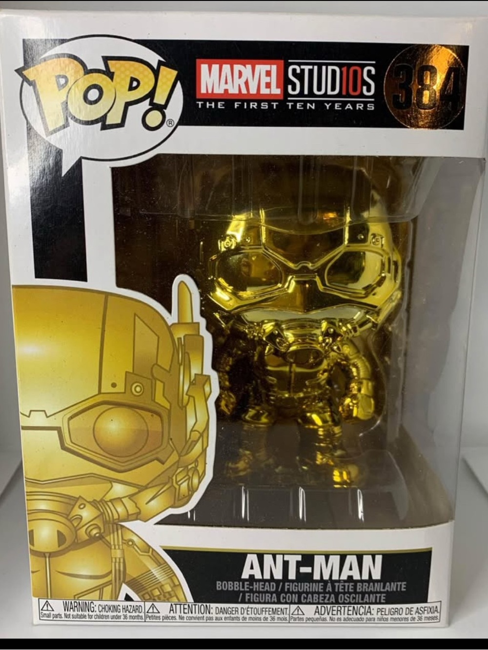 Marvel Studios Pop! Gold Chrome Vinyl Figure Set - Picture 3 of 4